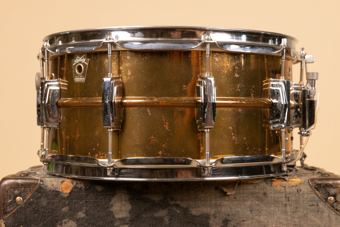1991 Ludwig 6.5x14 Supra-Phonic Bronze Snare Drum