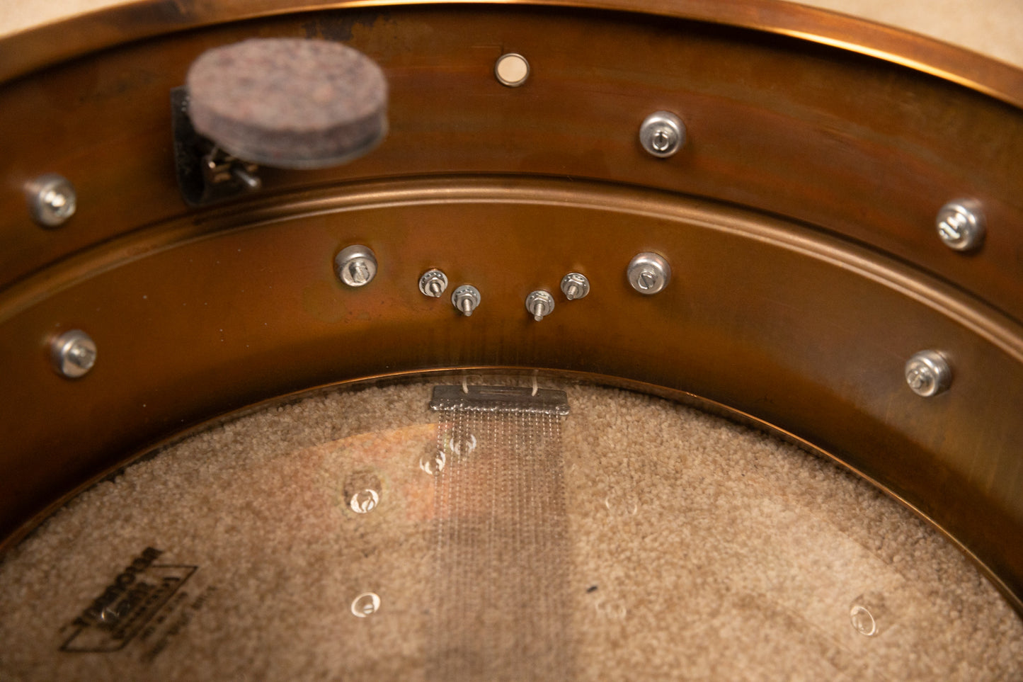 1991 Ludwig 6.5x14 Supra-Phonic Bronze Snare Drum