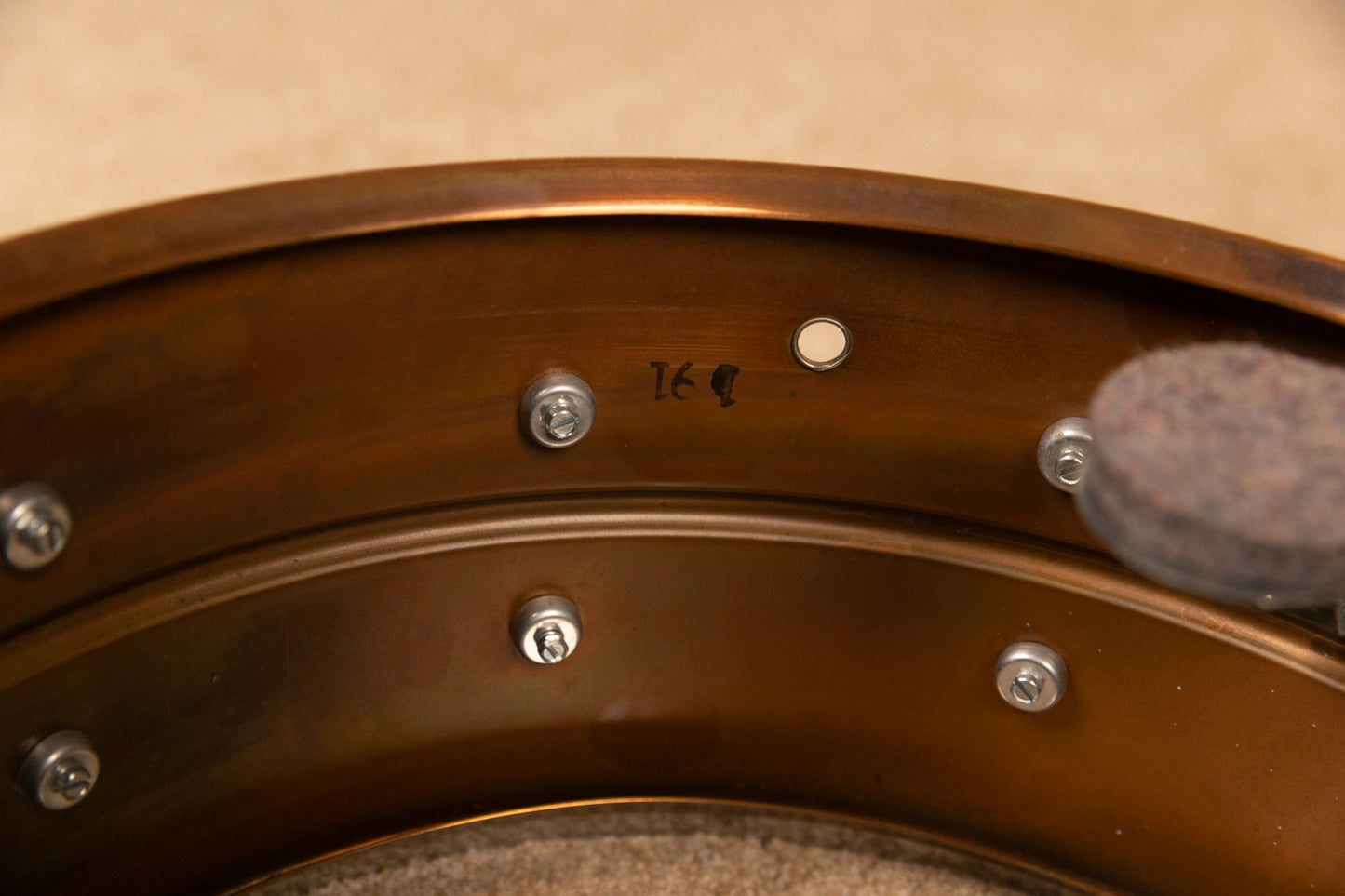 1991 Ludwig 6.5x14 Supra-Phonic Bronze Snare Drum