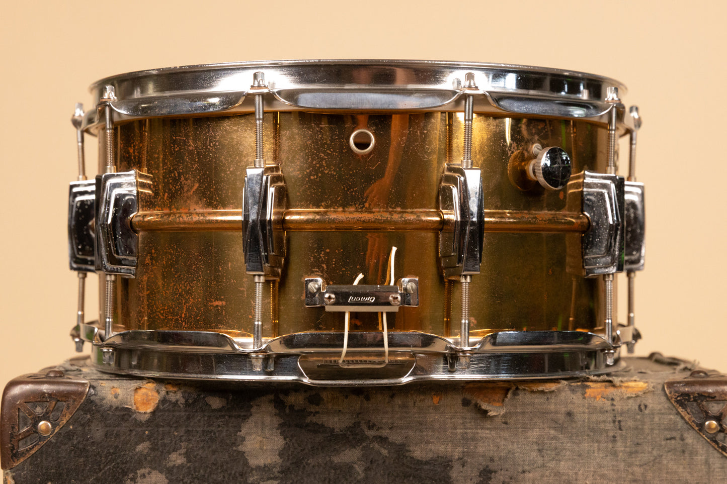 1991 Ludwig 6.5x14 Supra-Phonic Bronze Snare Drum