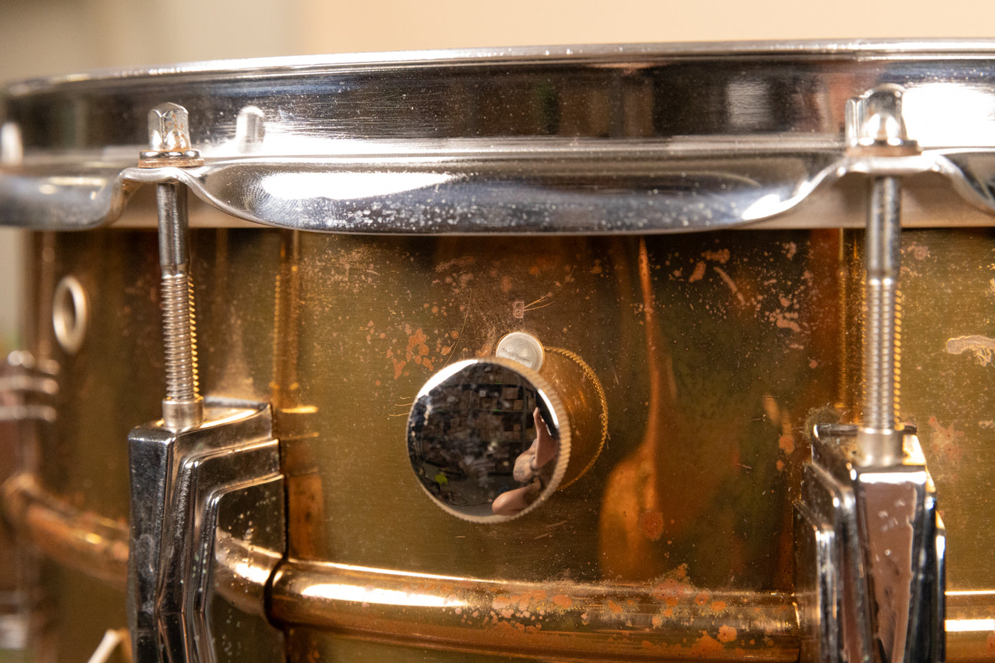 1991 Ludwig 6.5x14 Supra-Phonic Bronze Snare Drum
