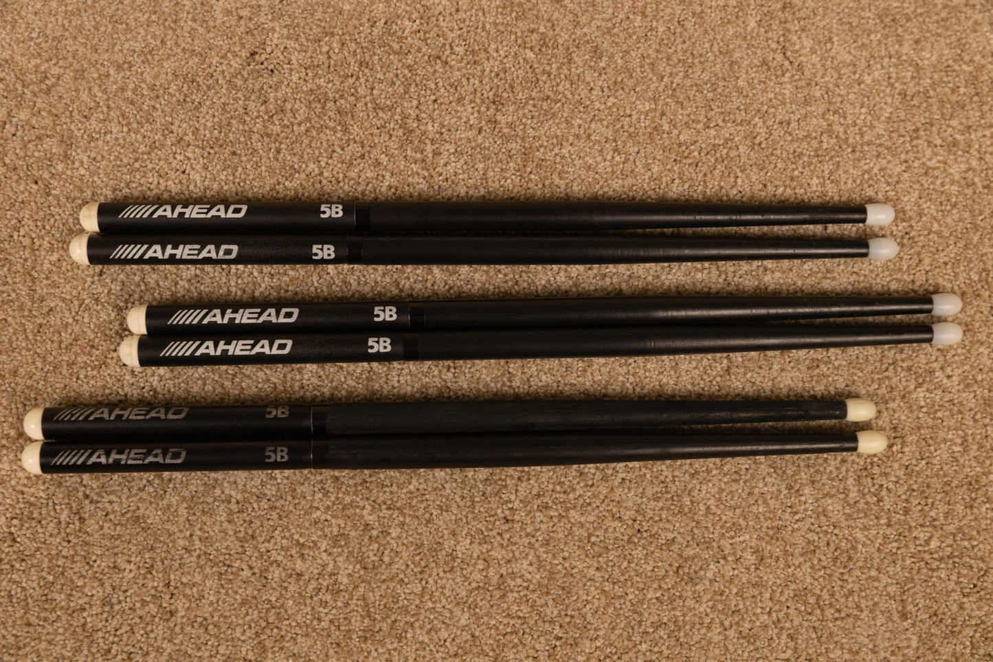 Ahead Classic Series 5B Drum Sticks (3 Pairs)