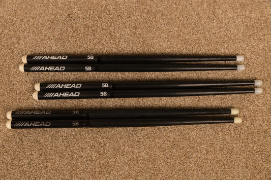 Ahead Classic Series 5B Drum Sticks (3 Pairs)