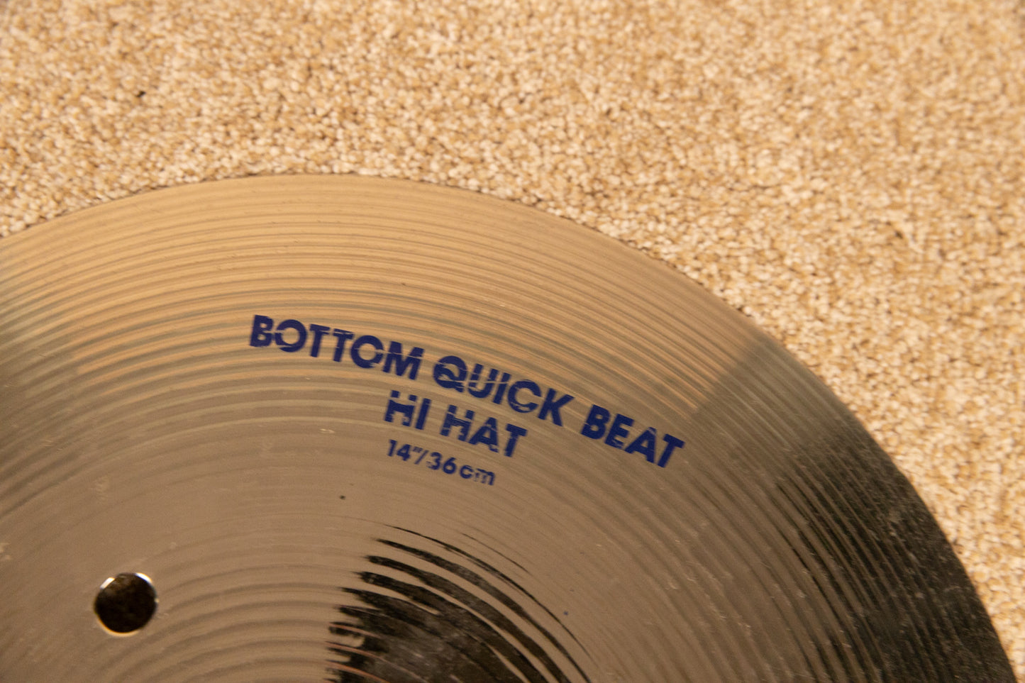 Zildjian 14" Platinum Quick Beat Bottom Hi Hat Cymbal 1309g