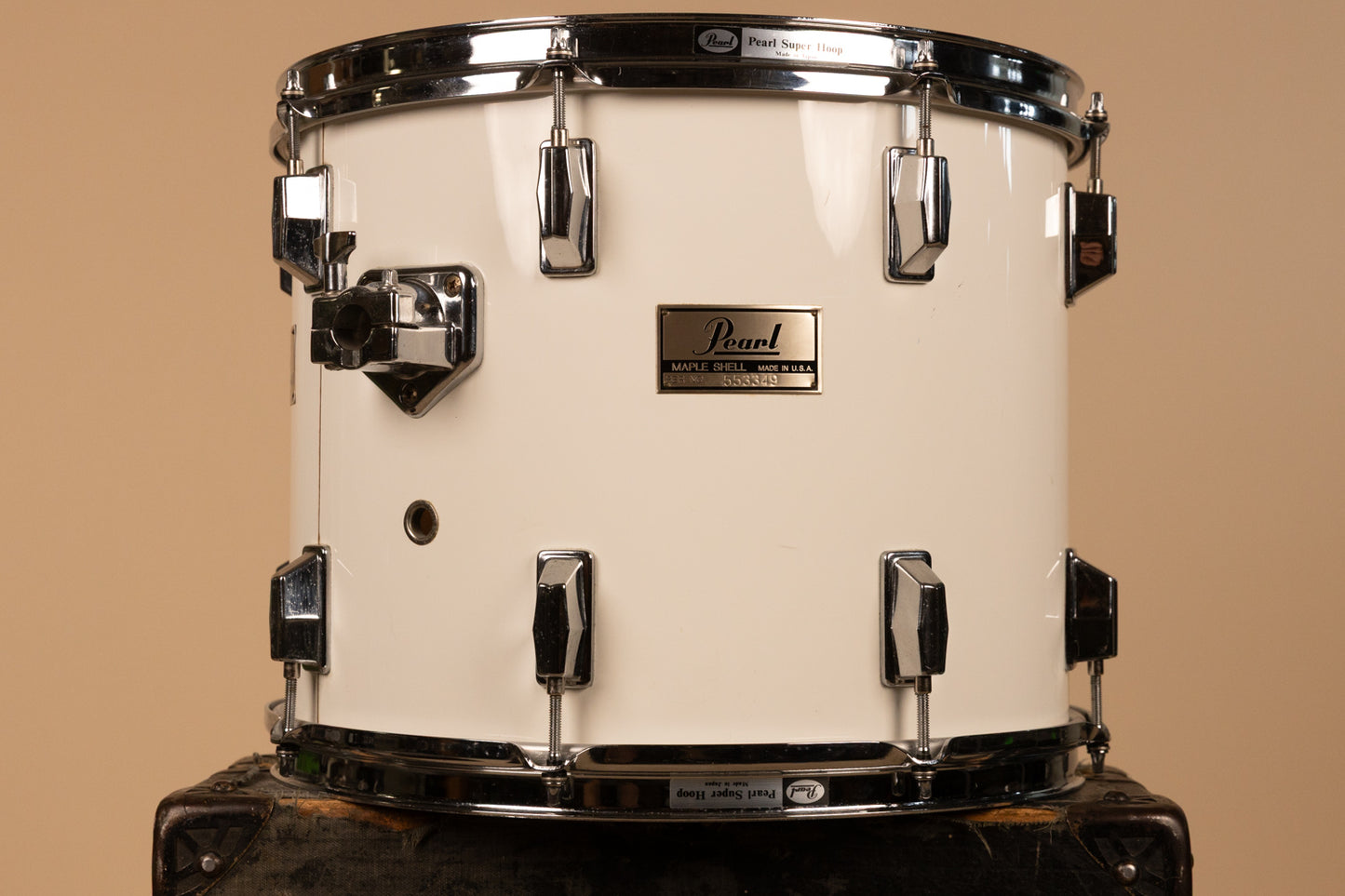1990s Pearl 12x15" White Maple Tom