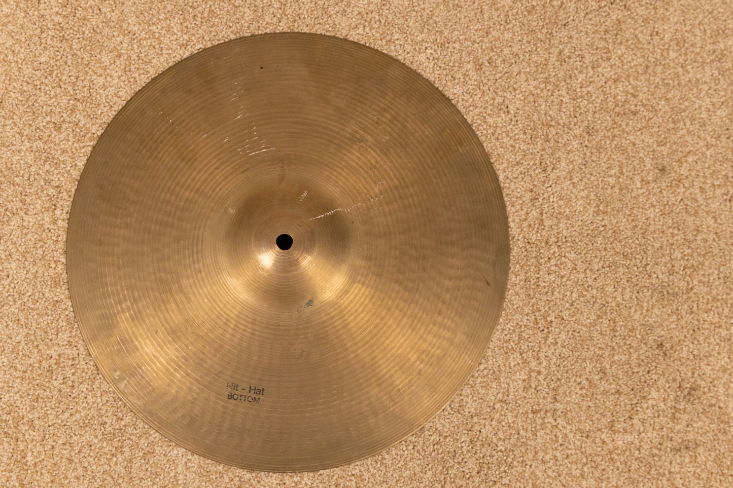 Vintage Kashian 14" Italian Single Hi Hat Cymbal 1209g