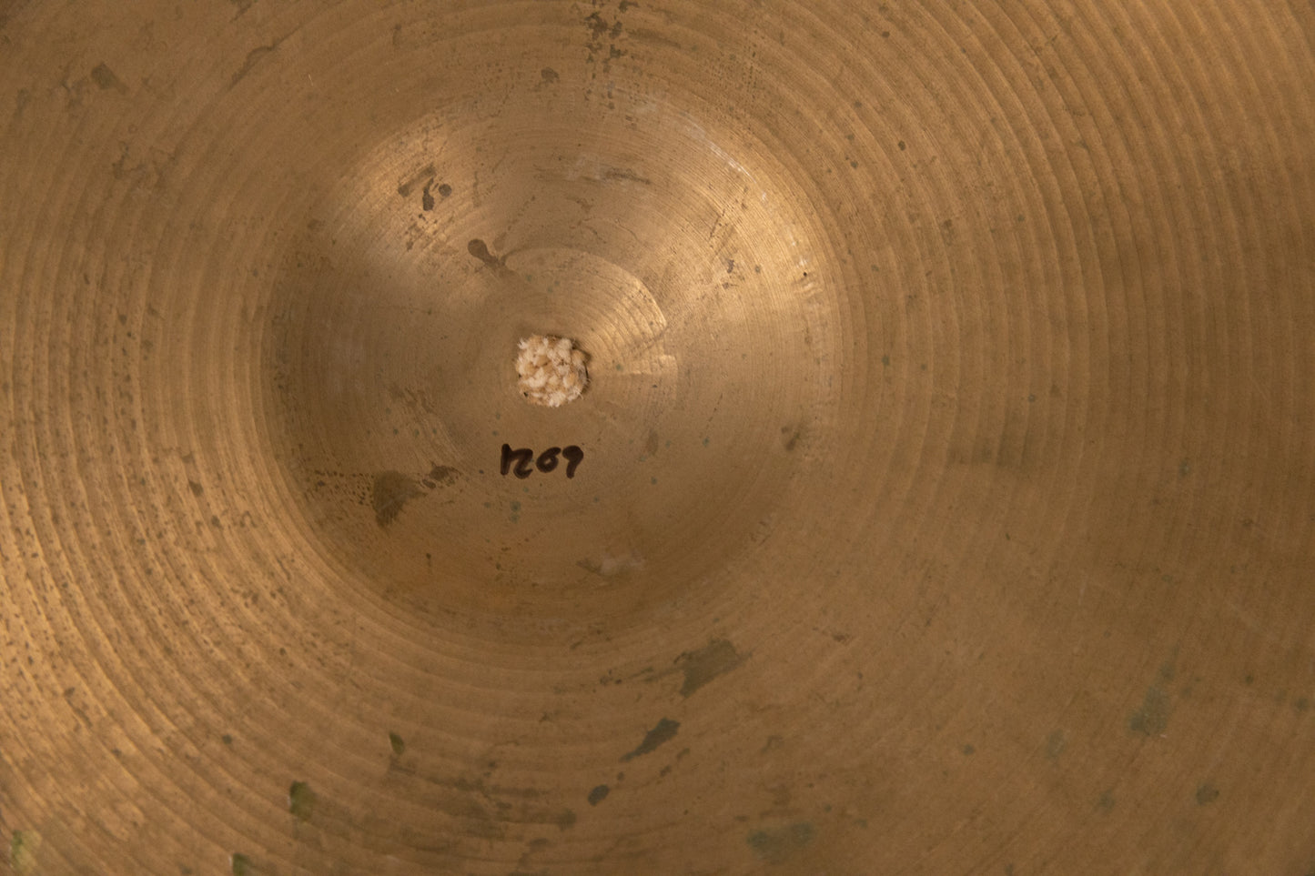 Vintage Kashian 14" Italian Single Hi Hat Cymbal 1209g