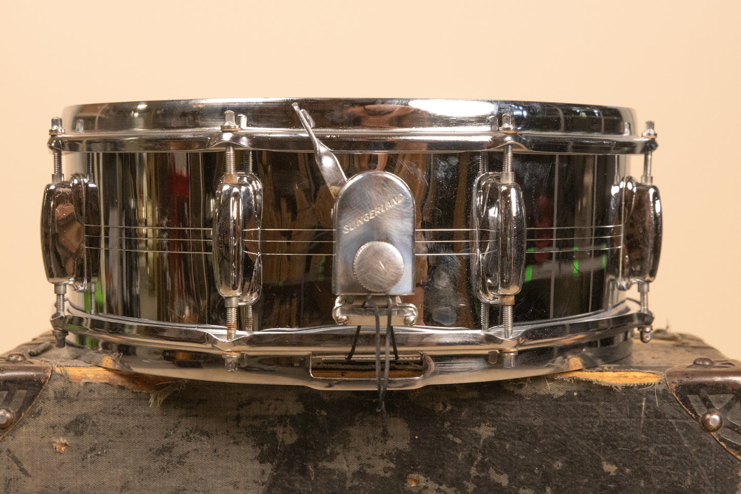 1970s Slingerland 5x14 Gene Krupa Sound King Snare Drum