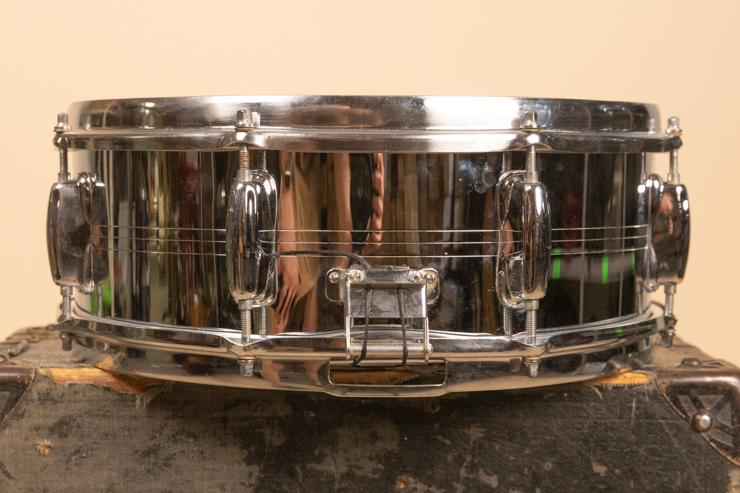 1970s Slingerland 5x14 Gene Krupa Sound King Snare Drum