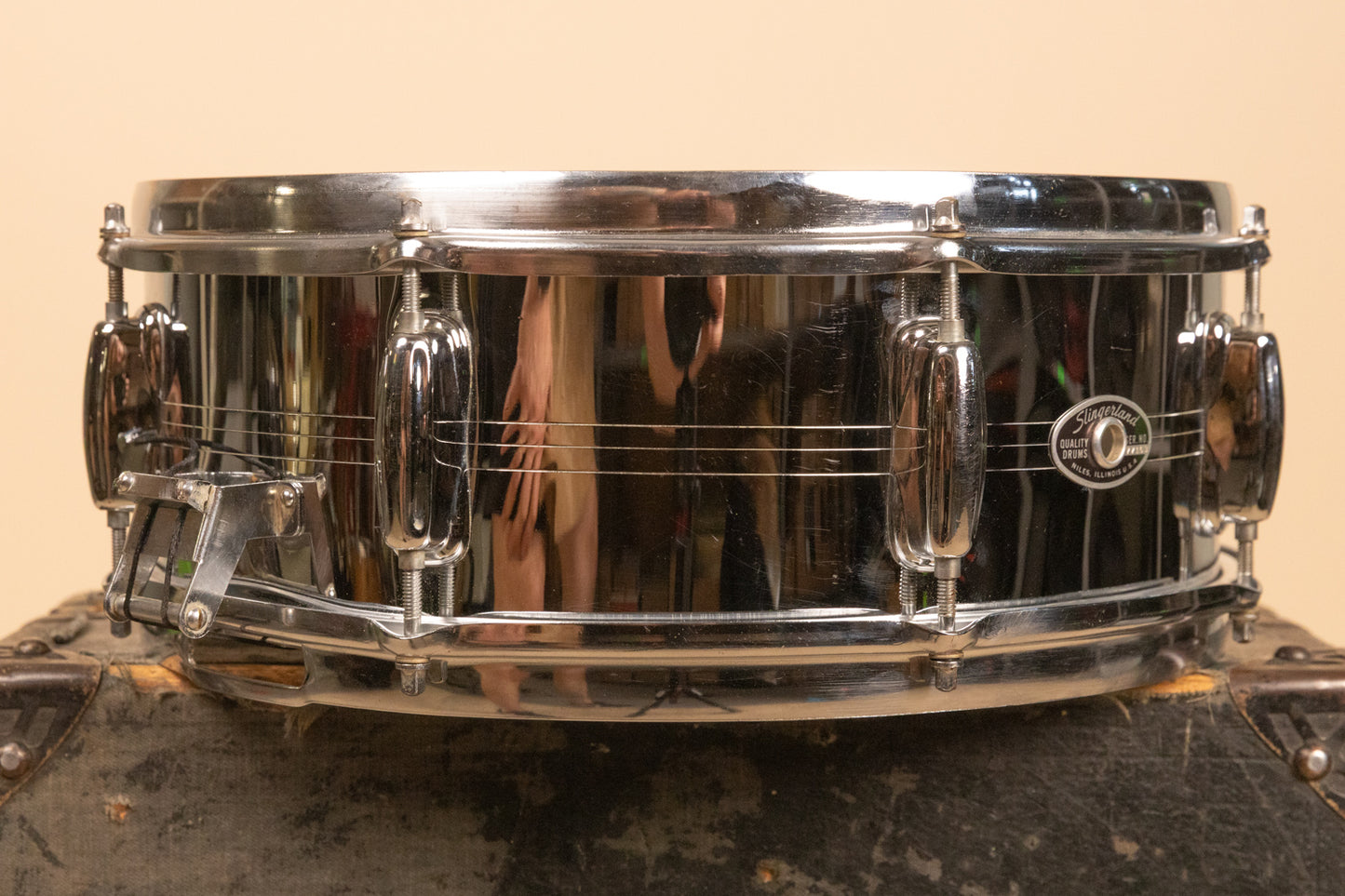 1970s Slingerland 5x14 Gene Krupa Sound King Snare Drum