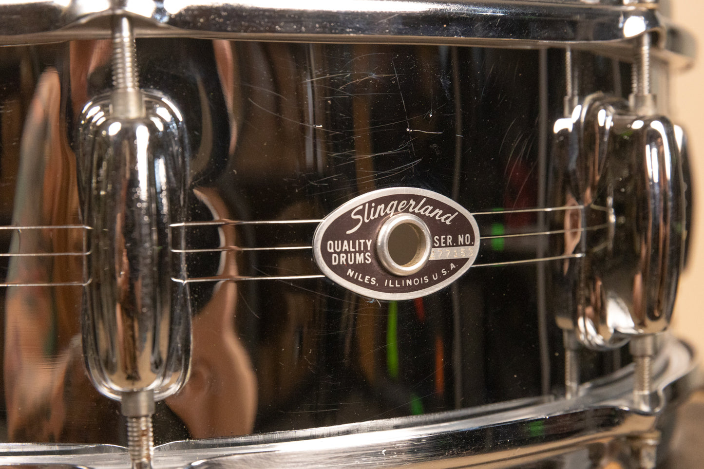 1970s Slingerland 5x14 Gene Krupa Sound King Snare Drum