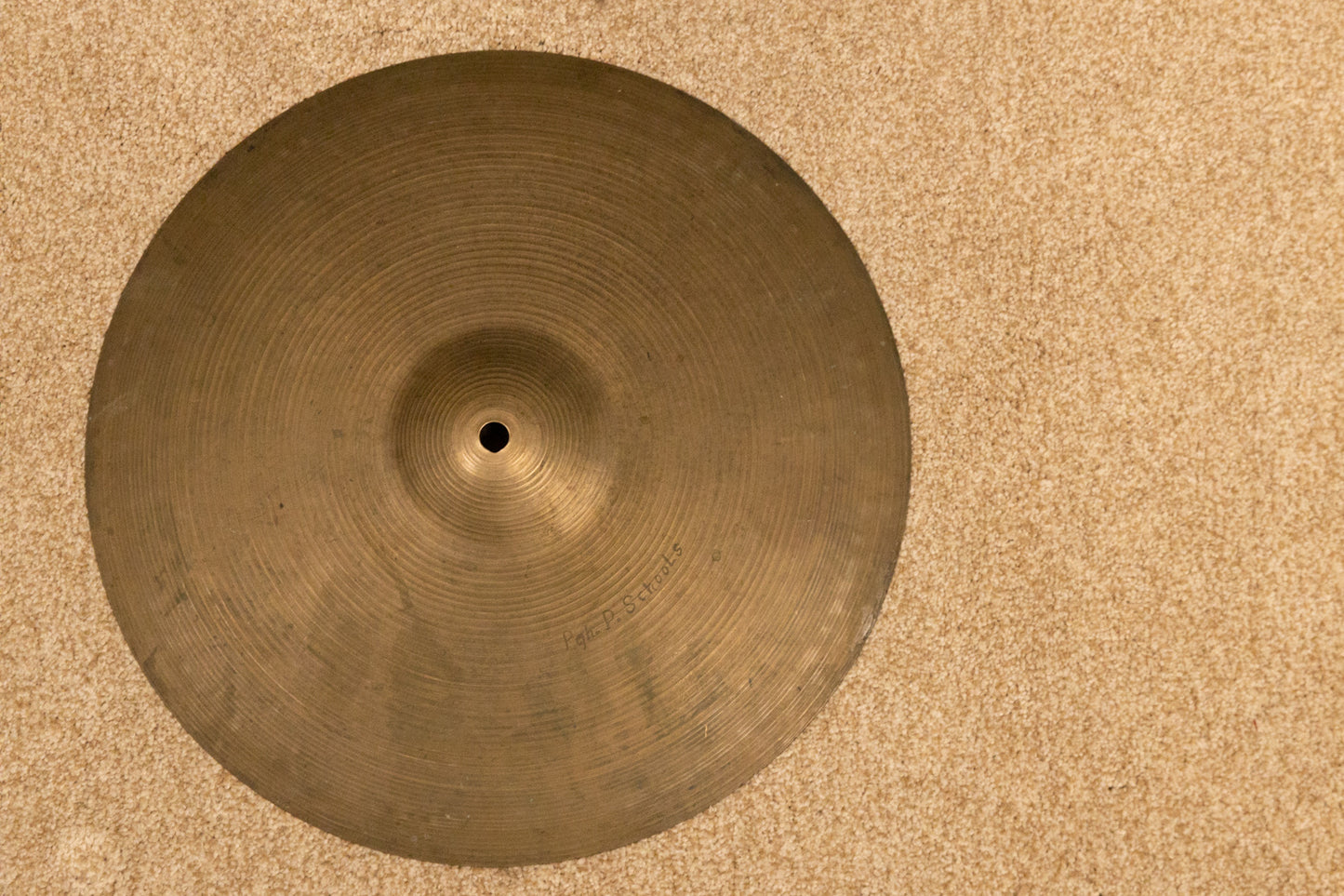 1960s Zildjian A 15" Hi Hat Cymbal 1220g