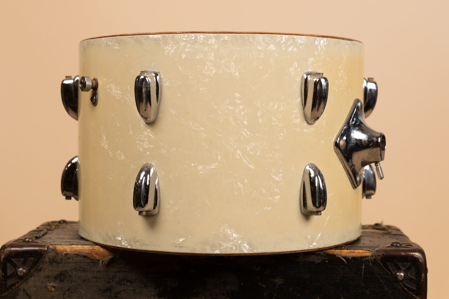 1960s Slingerland 9x13 White Marine Pearl Tom Shell