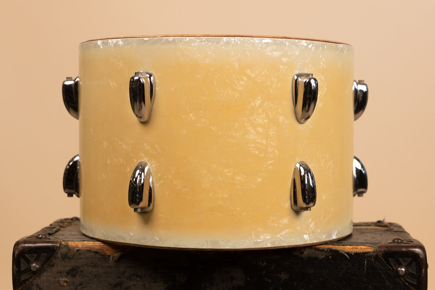 1960s Slingerland 9x13 White Marine Pearl Tom Shell