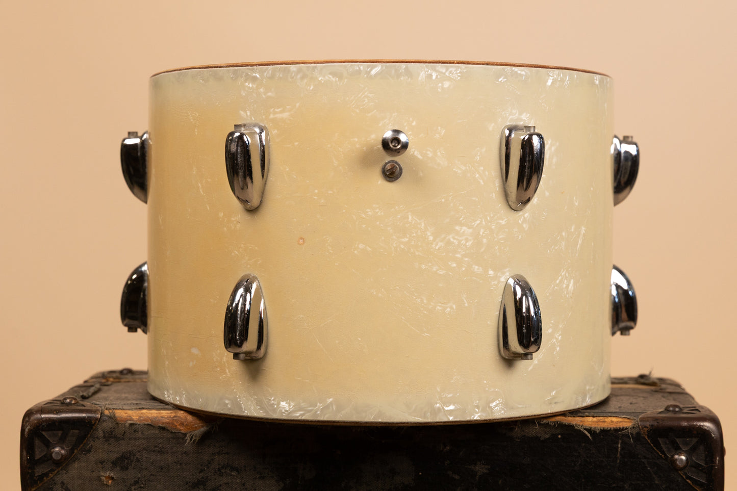 1960s Slingerland 9x13 White Marine Pearl Tom Shell