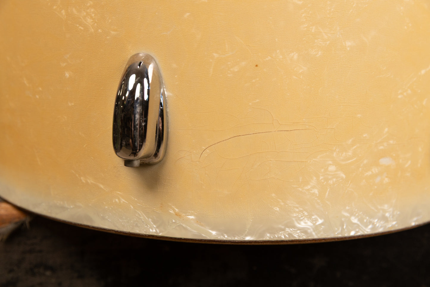 1960s Slingerland 9x13 White Marine Pearl Tom Shell