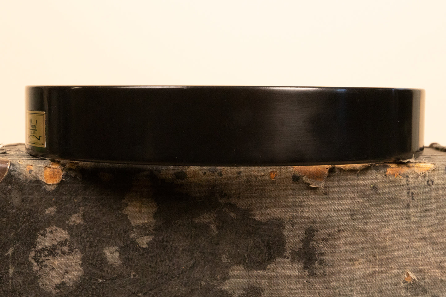 1990s Pearl 3x13 Steel Piccolo Snare Drum Shell