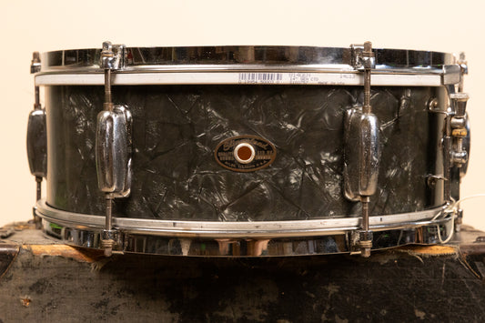 1966 Slingerland 5x14 Black Diamond Pearl Deluxe Student Model Snare Drum