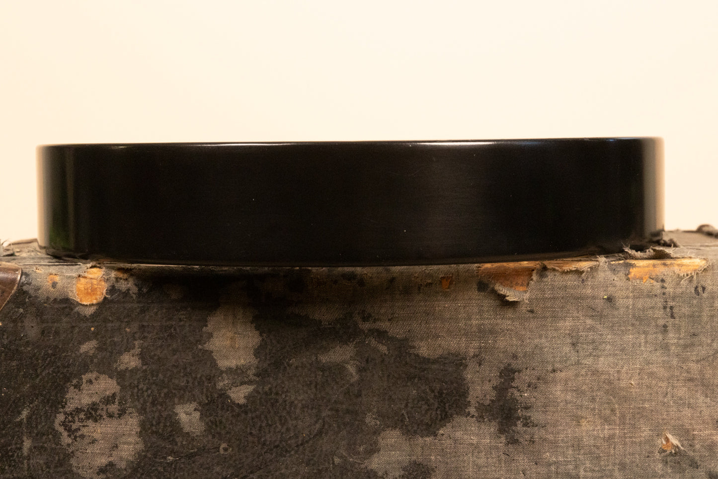 1990s Pearl 3x13 Steel Piccolo Snare Drum Shell