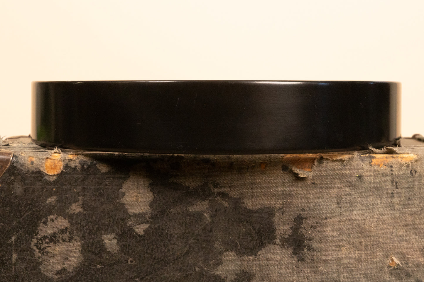 1990s Pearl 3x13 Steel Piccolo Snare Drum Shell
