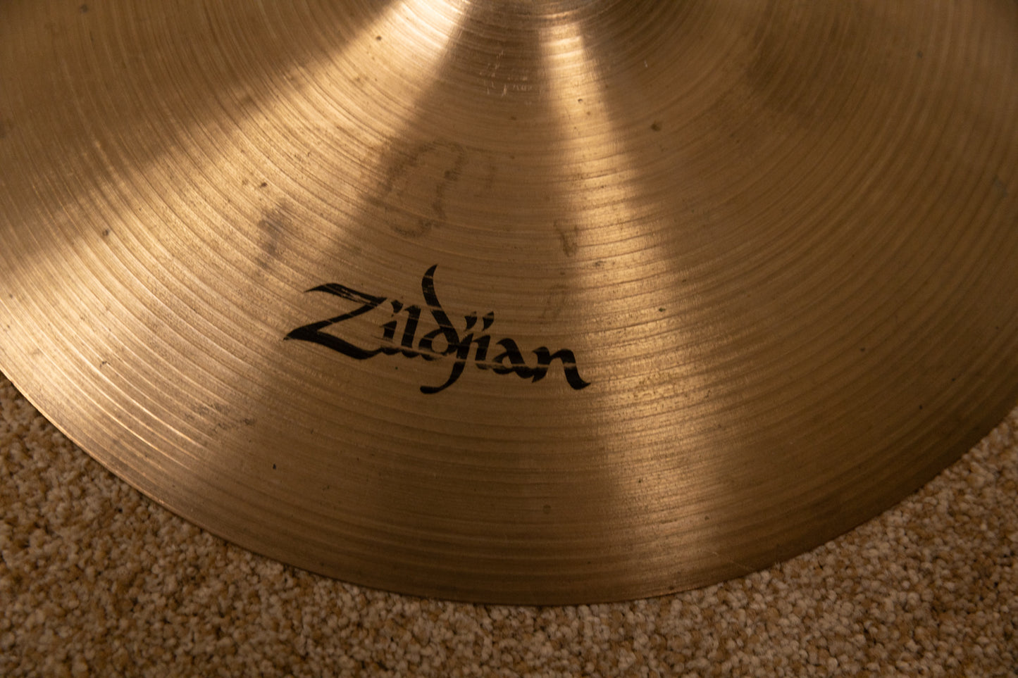 1990s Zildjian A 14" New Beat Bottom Hi Hat Cymbal 1332g