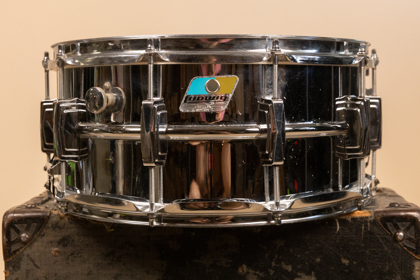 1980s Ludwig 6.5x14 LM402 Supraphonic Snare Drum