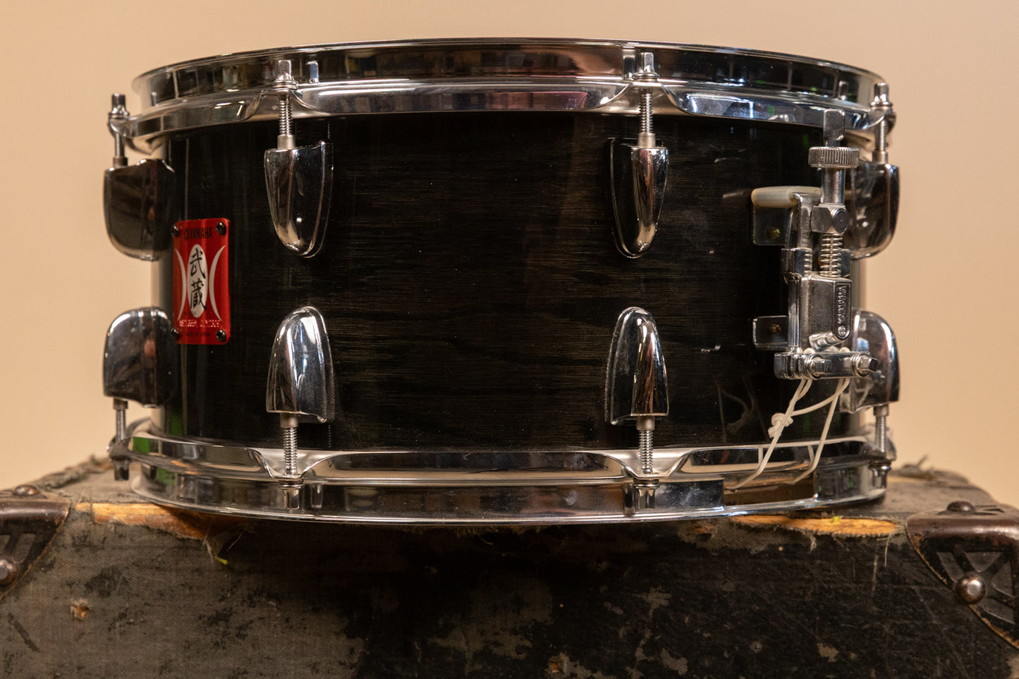 Yamaha 6.5x13 Musashi Oak Transparent Black Snare Drum