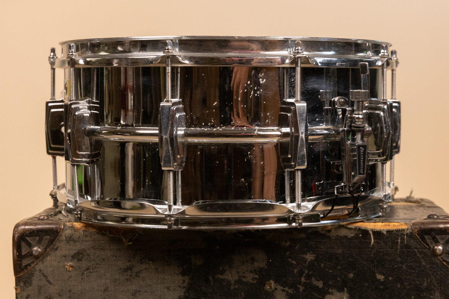 1980s Ludwig 6.5x14 LM402 Supraphonic Snare Drum
