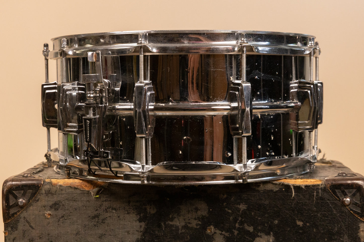 1980s Ludwig 6.5x14 LM402 Supraphonic Snare Drum