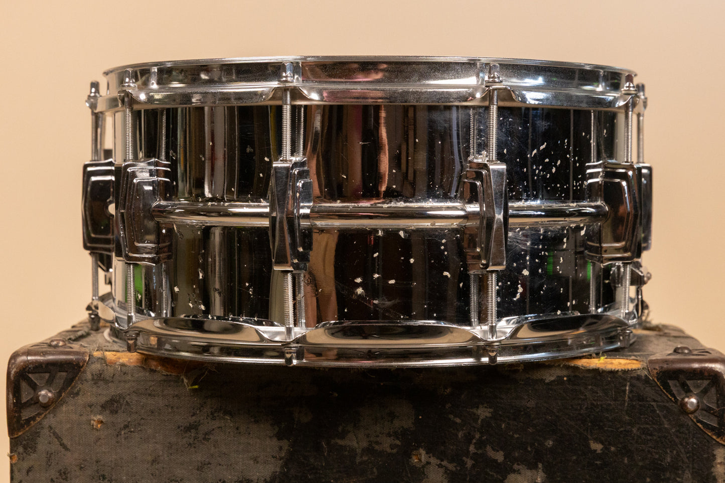 1980s Ludwig 6.5x14 LM402 Supraphonic Snare Drum