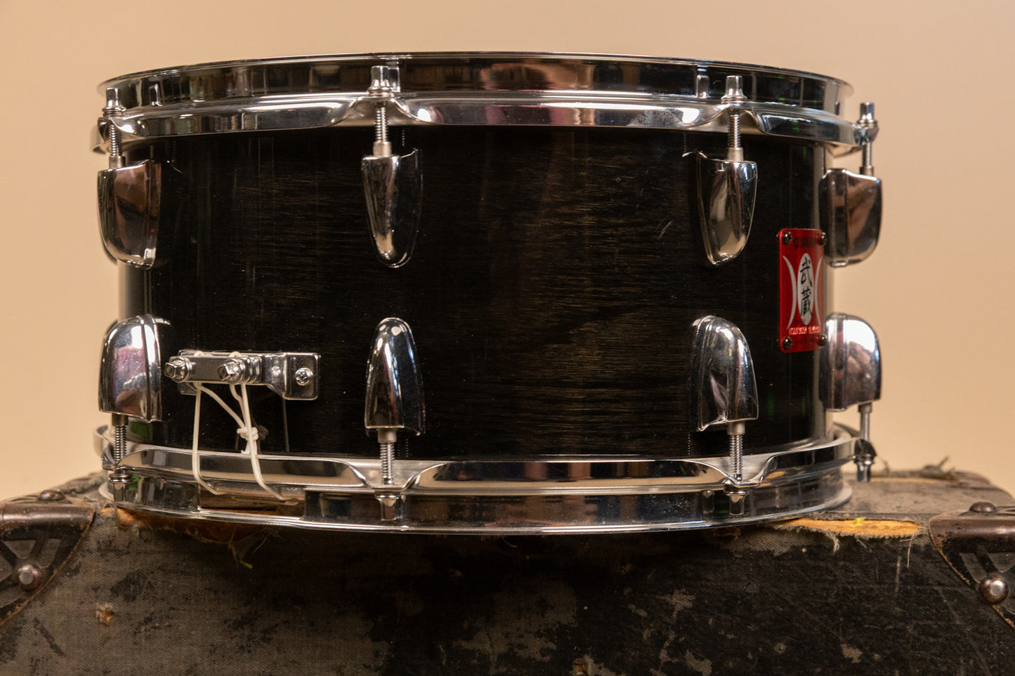 Yamaha 6.5x13 Musashi Oak Transparent Black Snare Drum