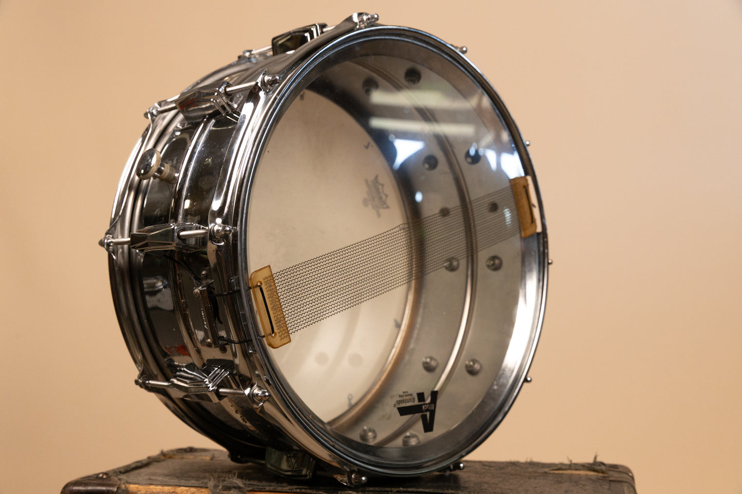 1980s Ludwig 6.5x14 LM402 Supraphonic Snare Drum