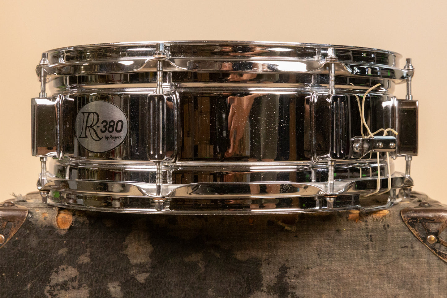 Vintage Rogers 5x14 Chrome R-380 Snare Drum