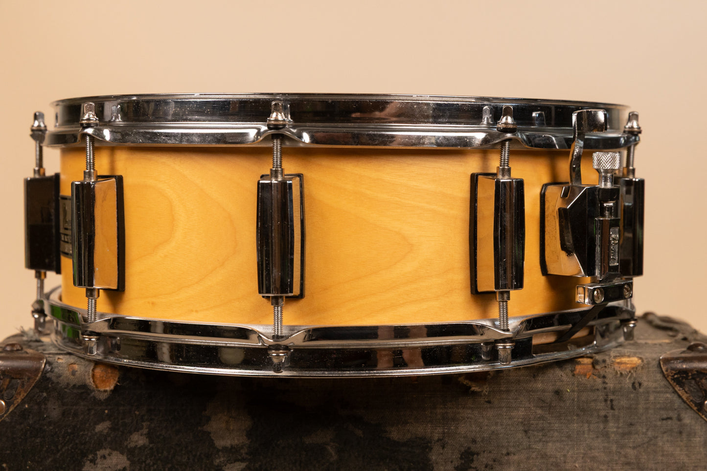 Pearl World Series 5x14 Natural Satin Snare Drum