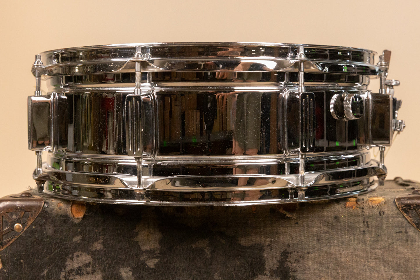 Vintage Rogers 5x14 Chrome R-380 Snare Drum