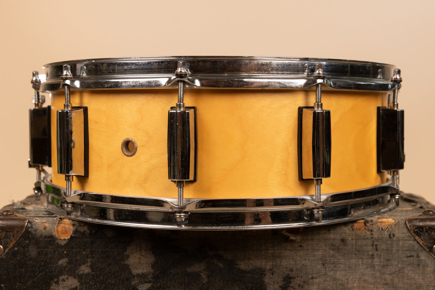 Pearl World Series 5x14 Natural Satin Snare Drum