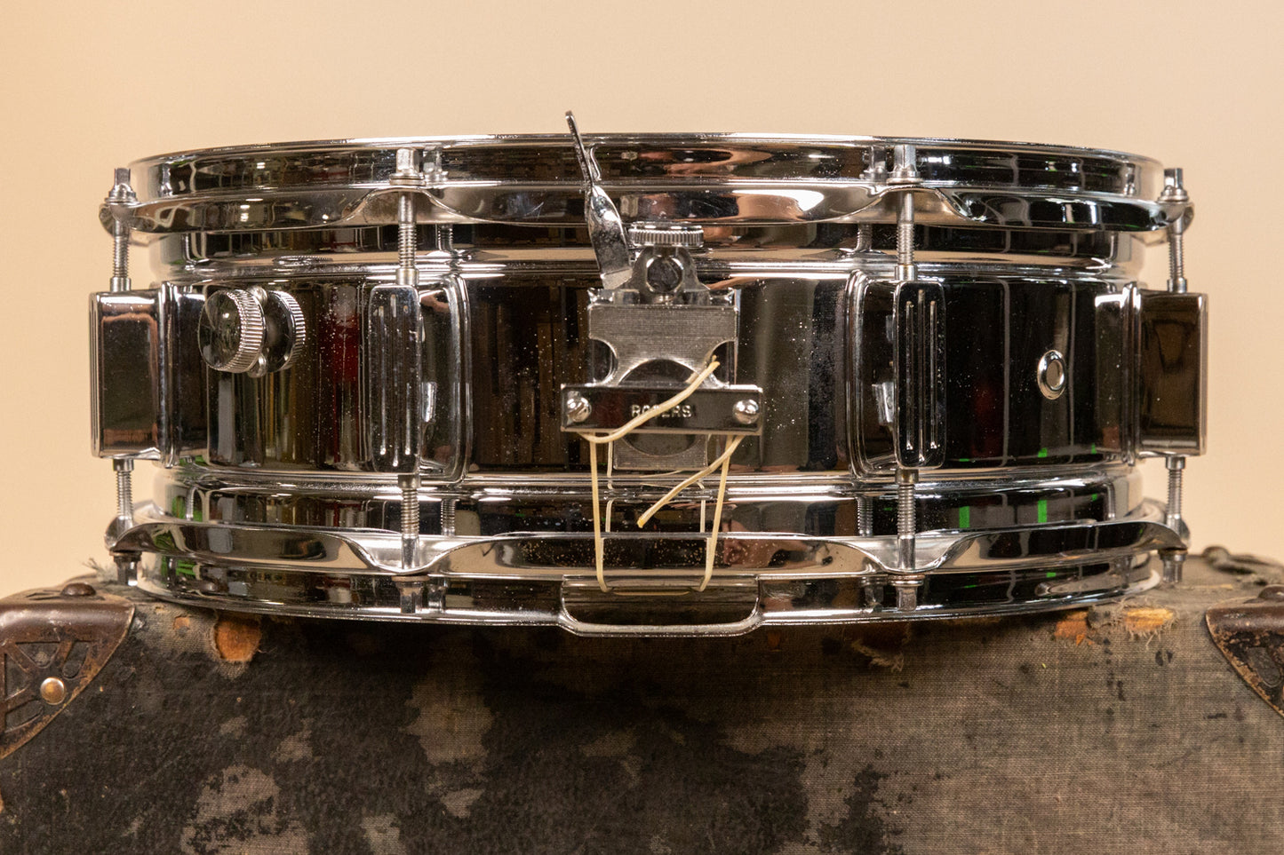 Vintage Rogers 5x14 Chrome R-380 Snare Drum