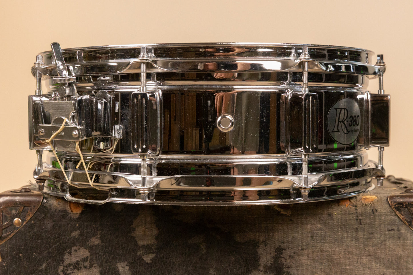 Vintage Rogers 5x14 Chrome R-380 Snare Drum