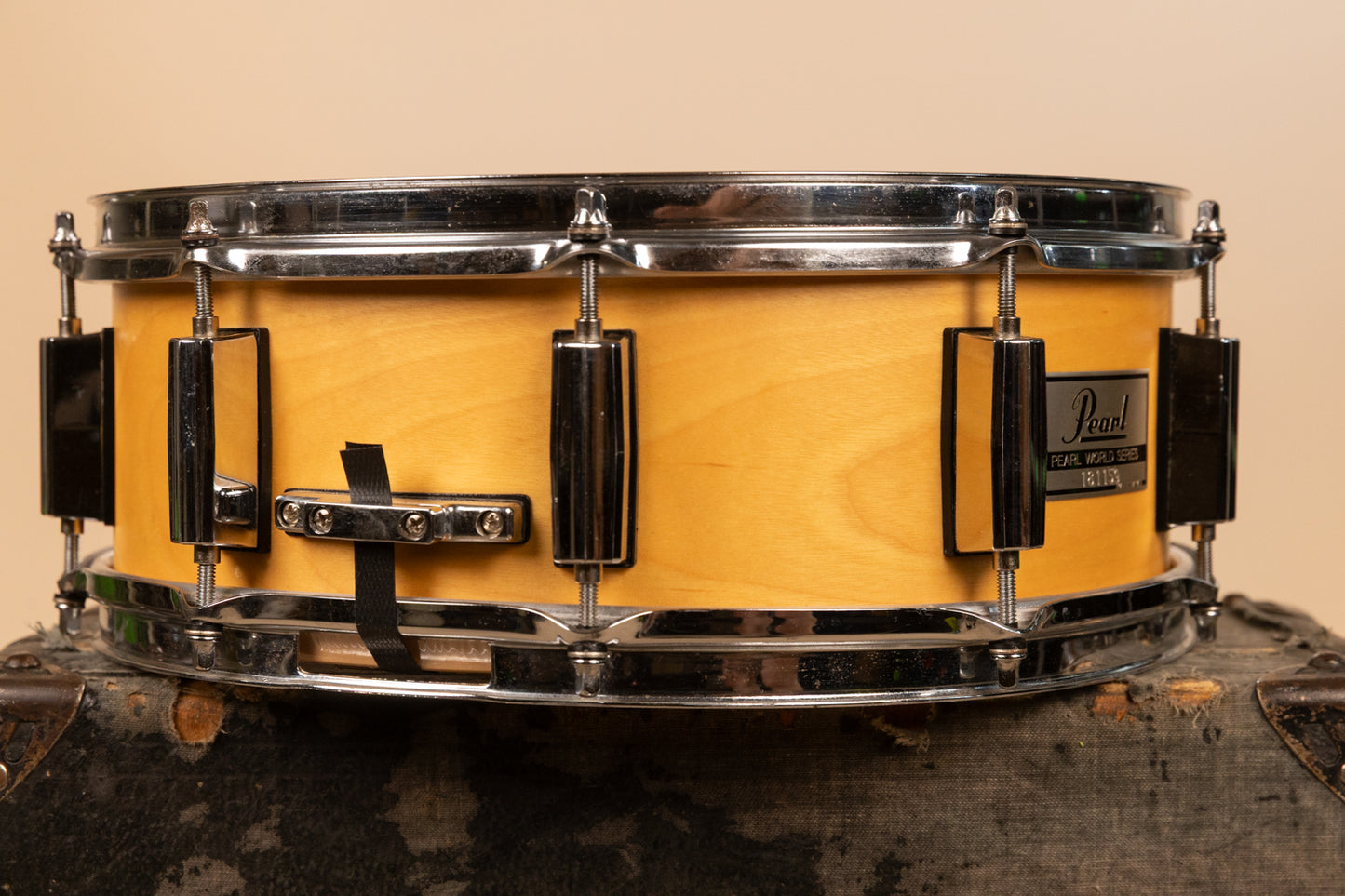 Pearl World Series 5x14 Natural Satin Snare Drum