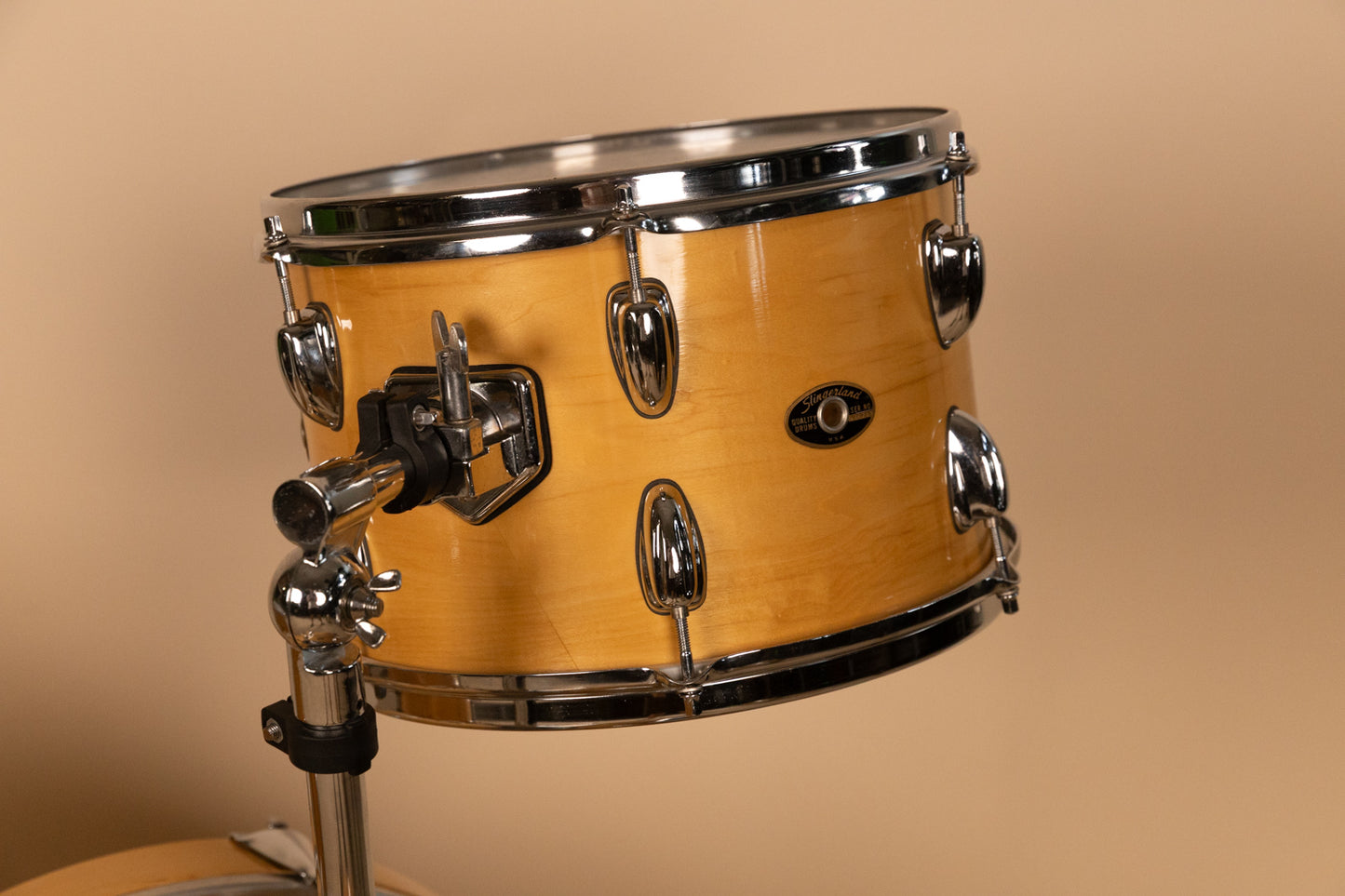 1990s Slingland Artist Custom Natural Maple Drum Set 14x20 8x12 14x14 and 5x14