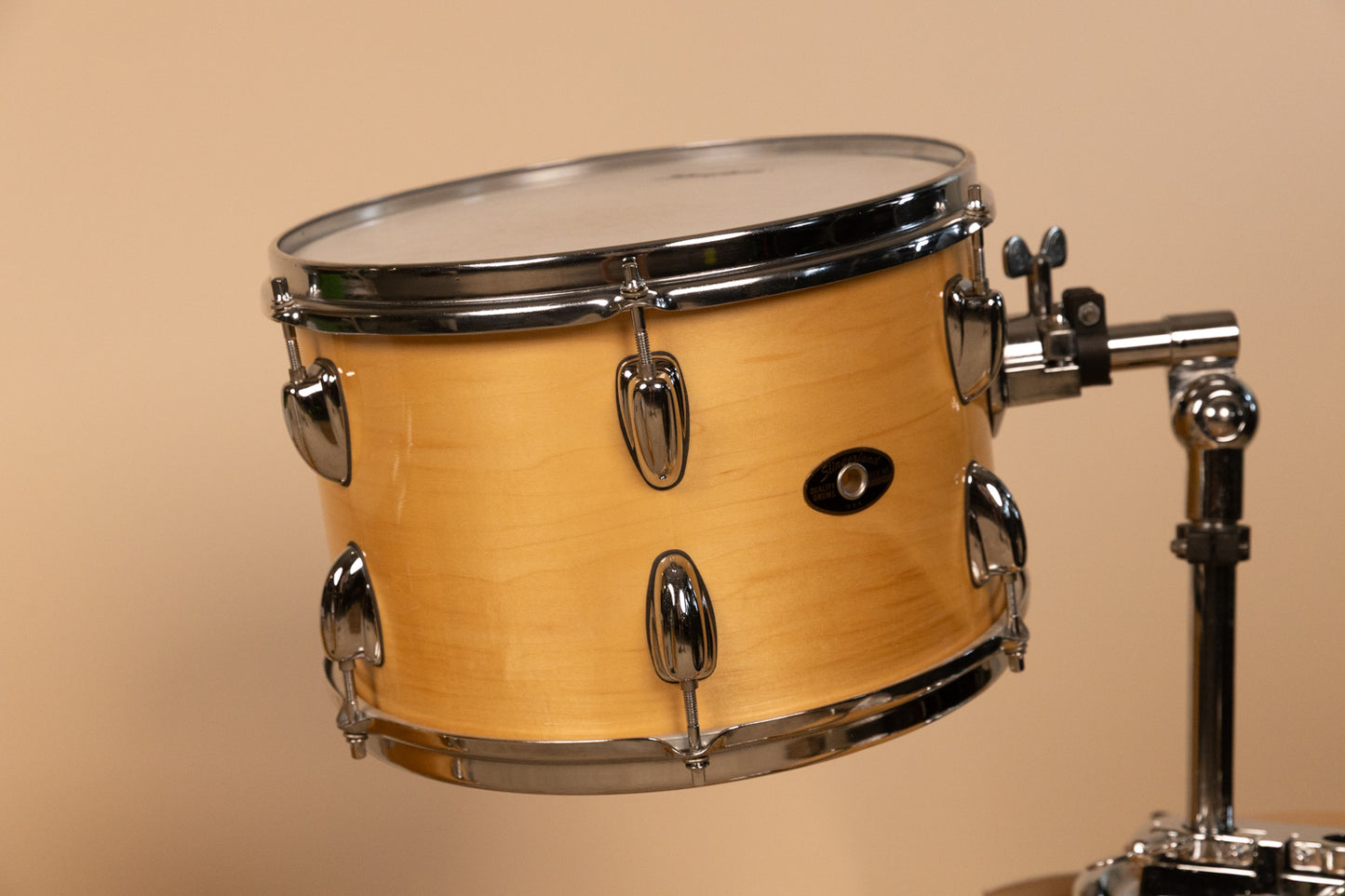 1990s Slingland Artist Custom Natural Maple Drum Set 14x20 8x12 14x14 and 5x14