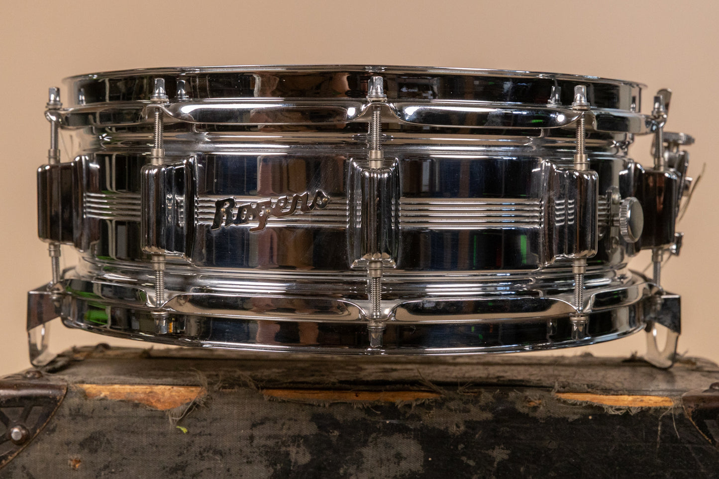 Vintage Rogers 5x14 Big R Dynasonic Snare Drum