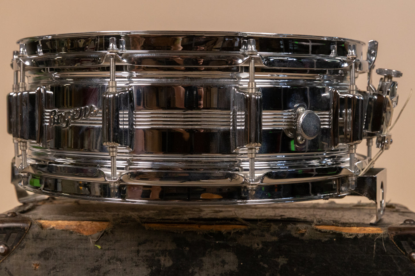 Vintage Rogers 5x14 Big R Dynasonic Snare Drum