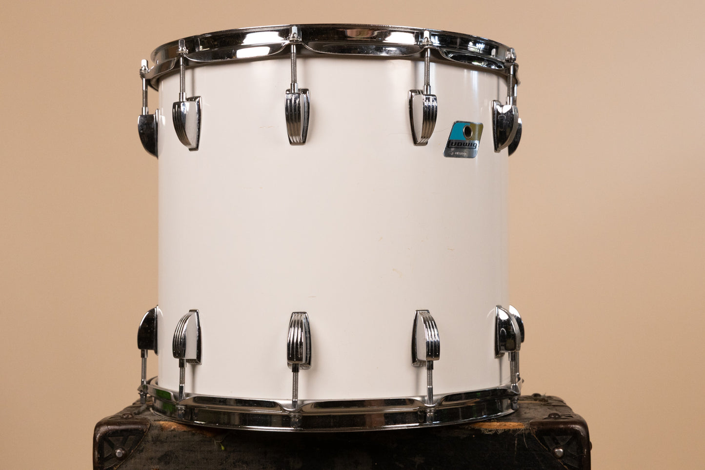 1980s Ludwig 13x14 White Cortex Tom