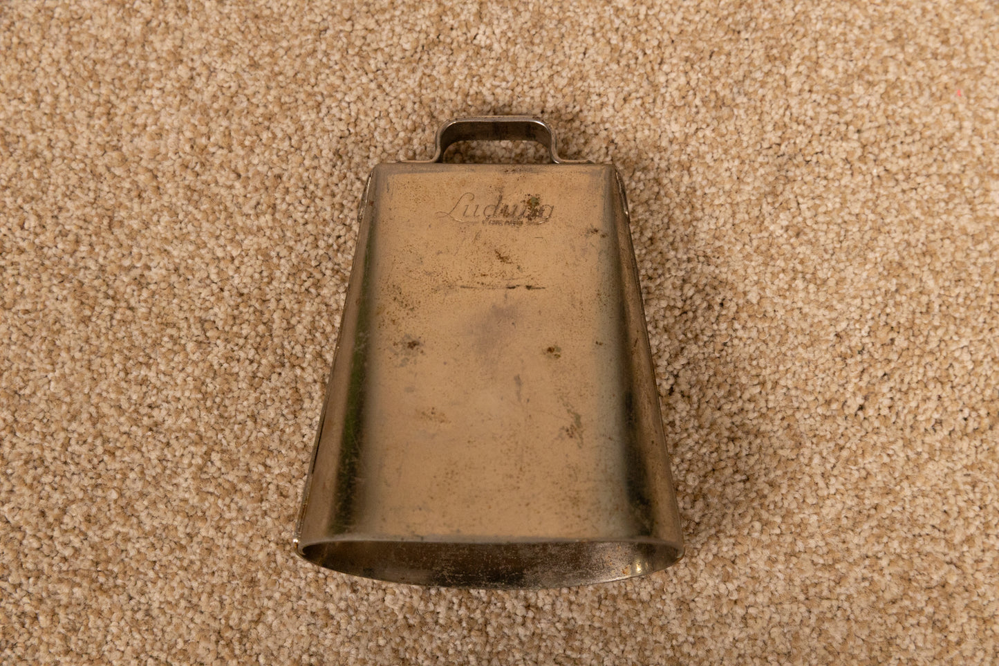 Vintage Ludwig 5" Goldentone Cowbell