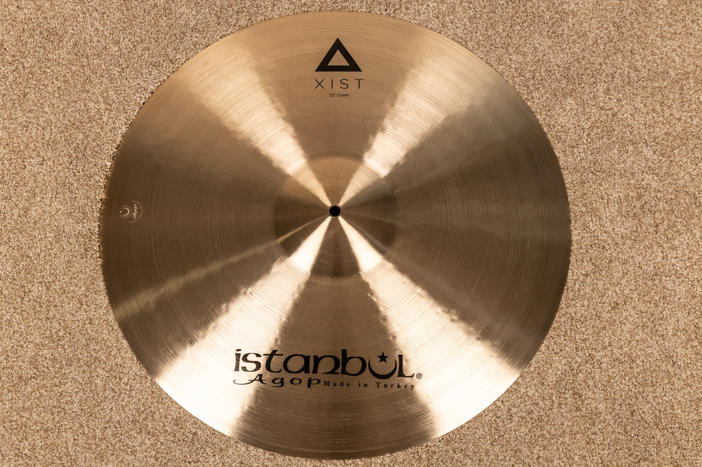 Istanbul Agop 22" XIST Natural Crash Cymbal 2138g