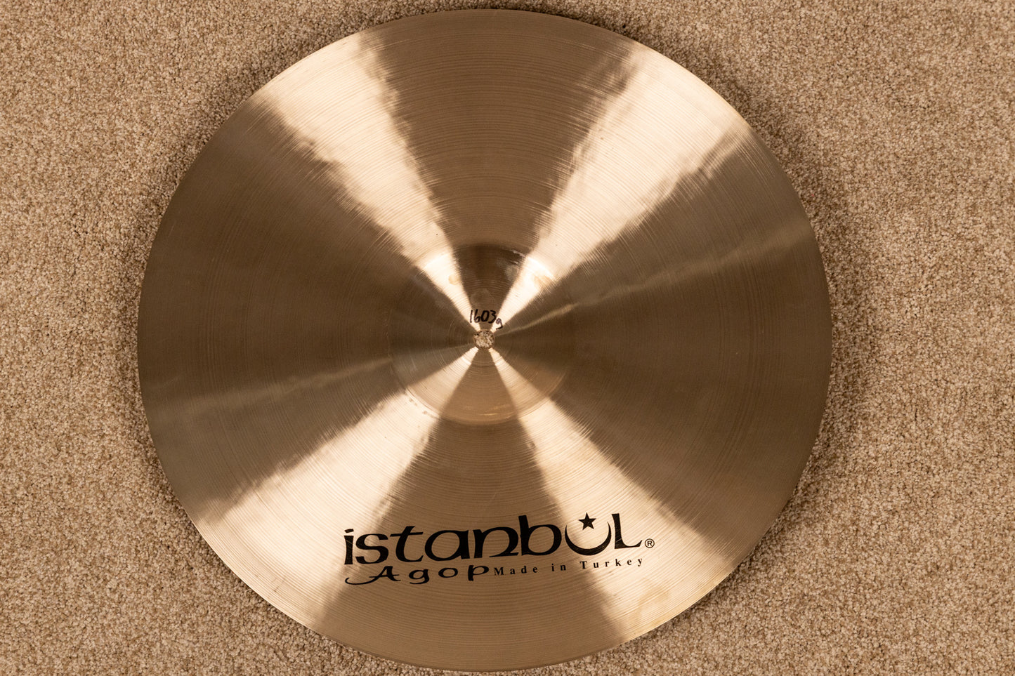 Istanbul Agop 19" XIST Natural Crash Cymbal 1603g