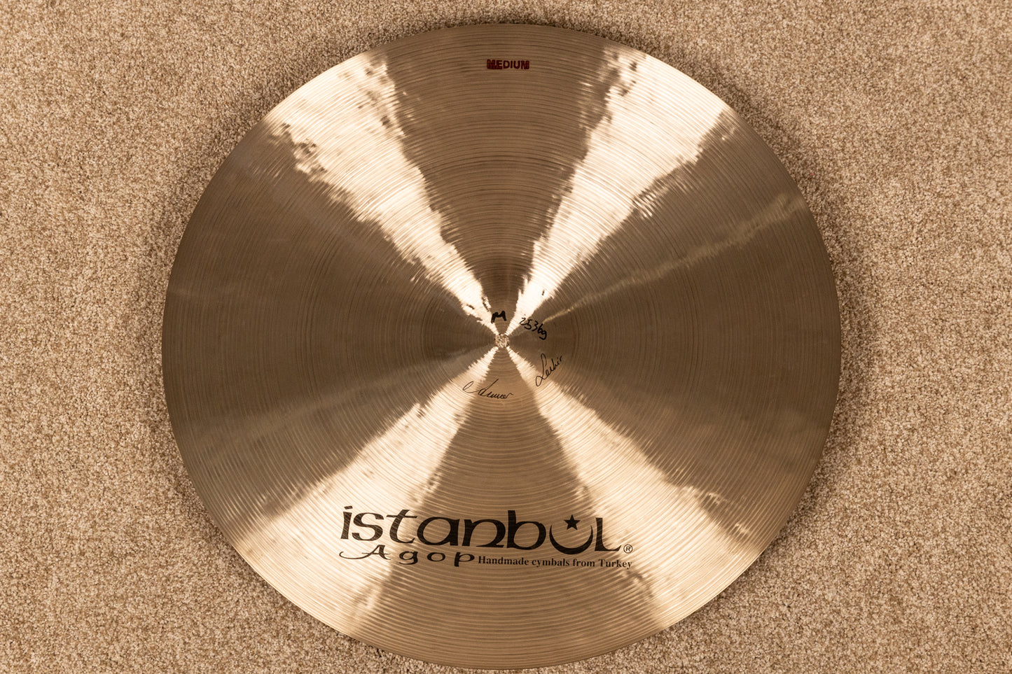 Istanbul Agop 22" Traditional Jazz Medium Ride Cymbal 2536g