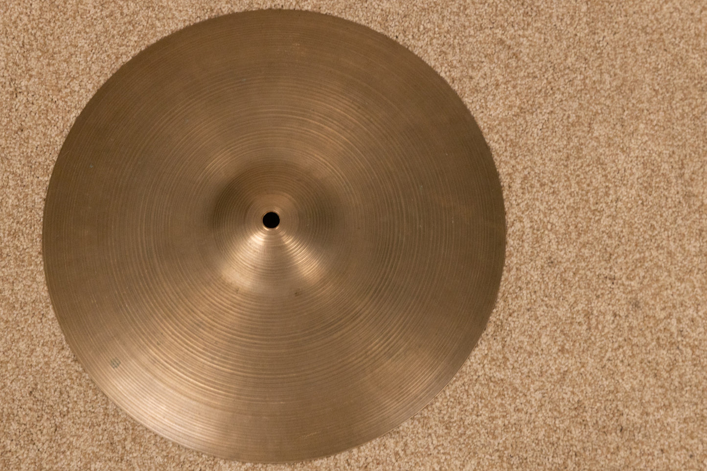1950s Zildjian A 14" Small Stamp Hi Hat Cymbal 1187g