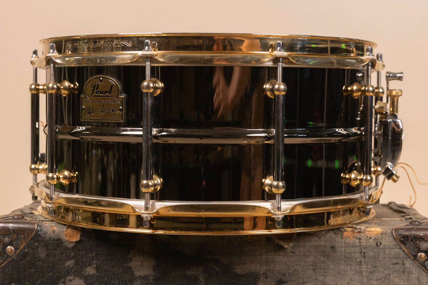Pearl 6.5x14 Steve Ferrone Signature Brass Snare Drum
